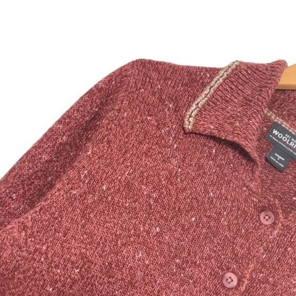 WOOLRICH Grenadine Button Front Cardigan Size Small - Picture 6 of 8